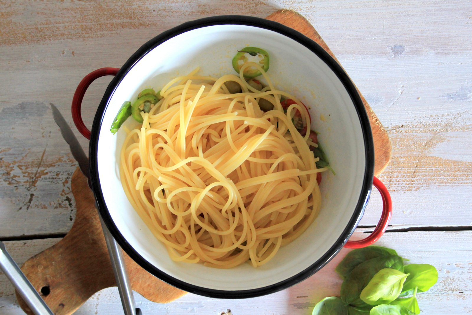 spaghetti alla crudaiola, recept