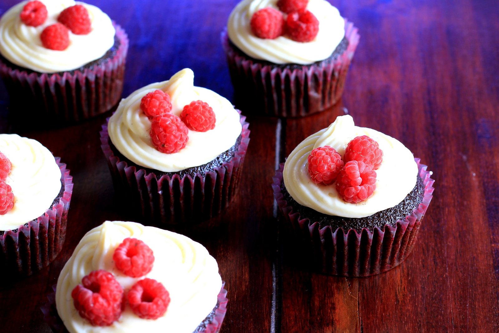 cupcakes - recept, malinove