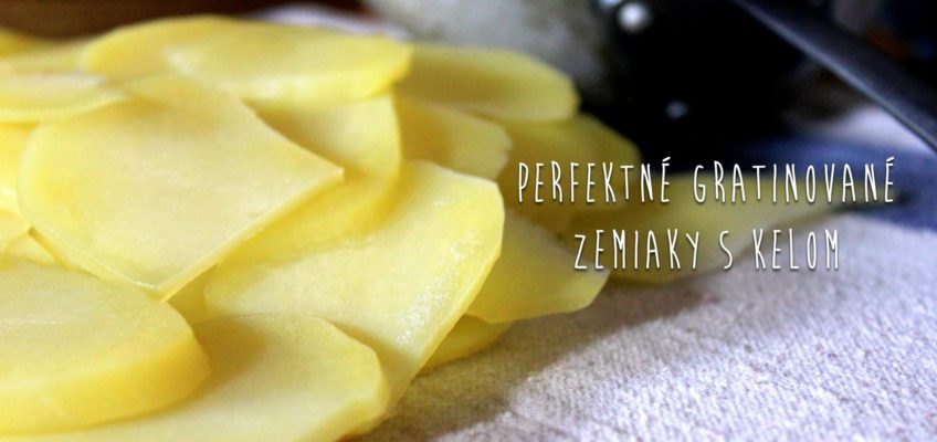 gratinovane zemiaky s kelom, recept