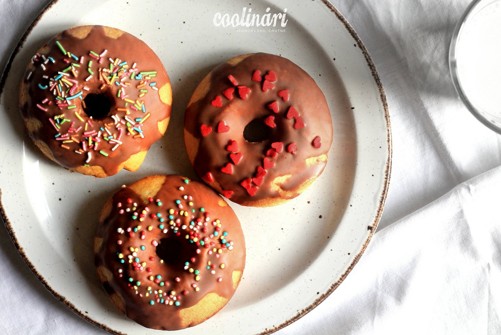 vanilkové donuty