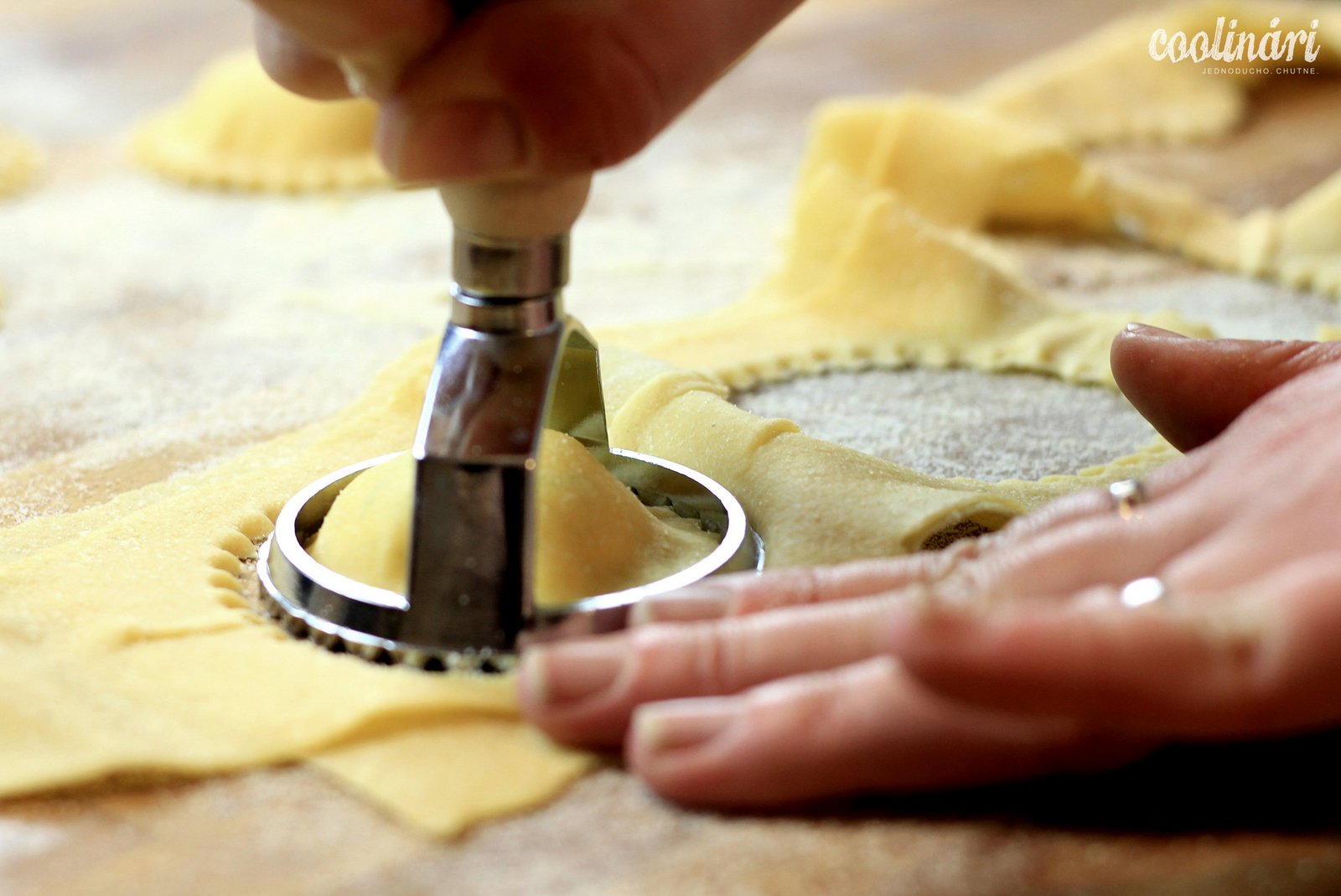 ravioli s ricottou, recept