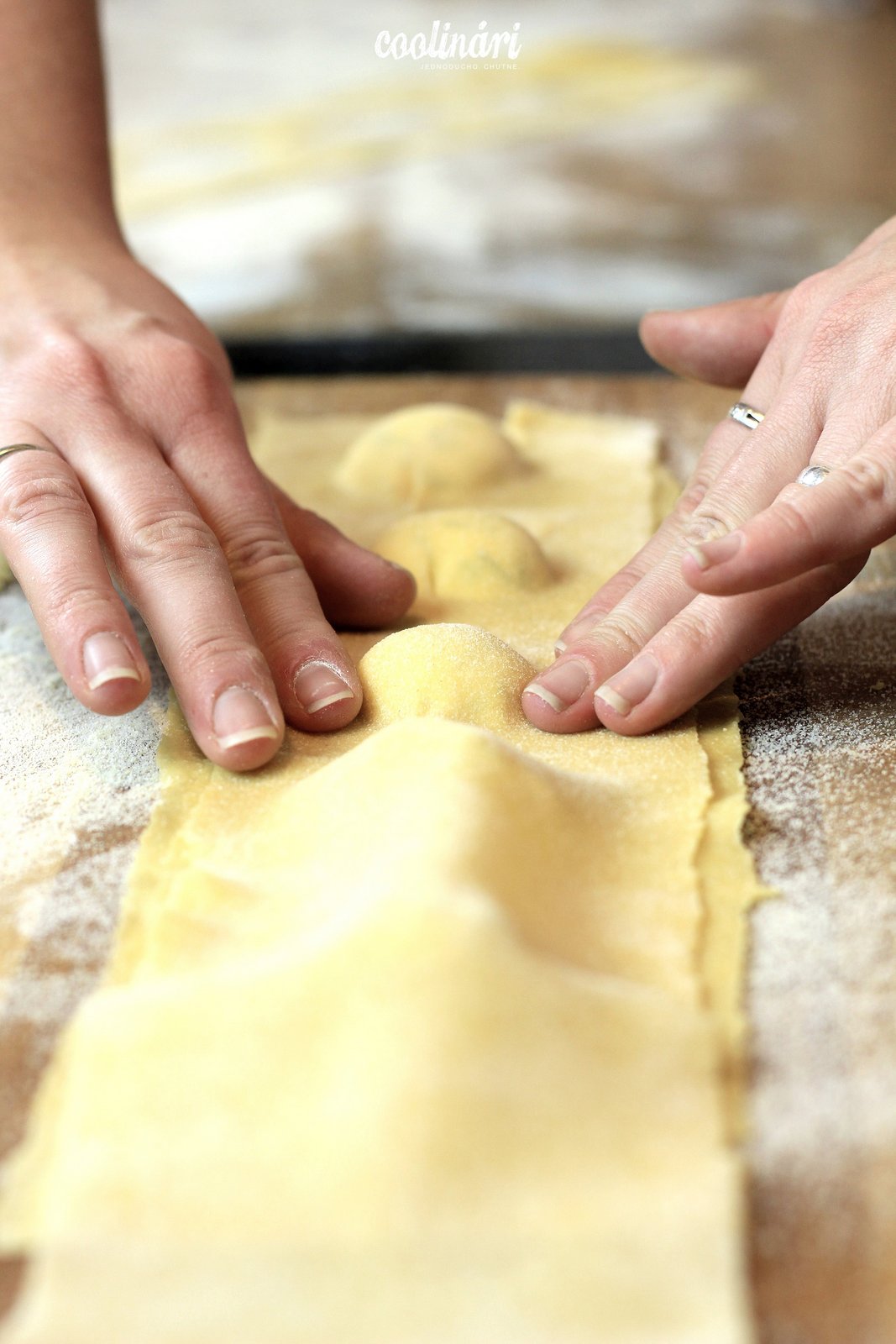 ravioli s ricottou, recept