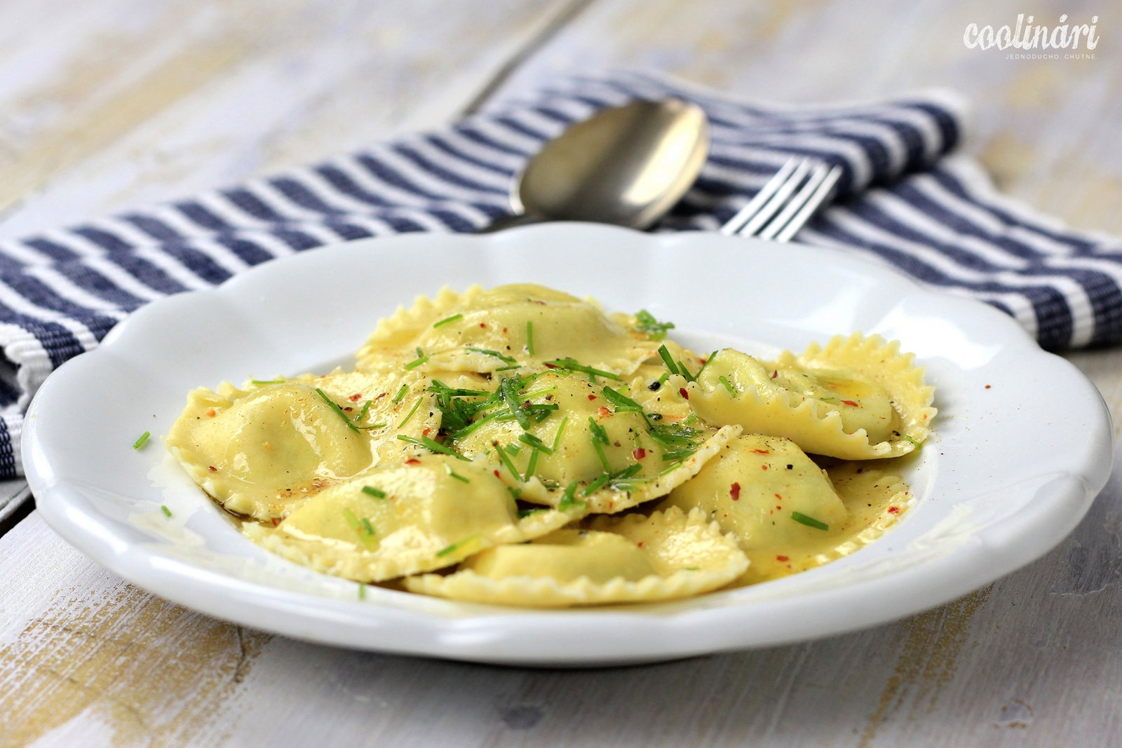 ravioli s ricottou, recept