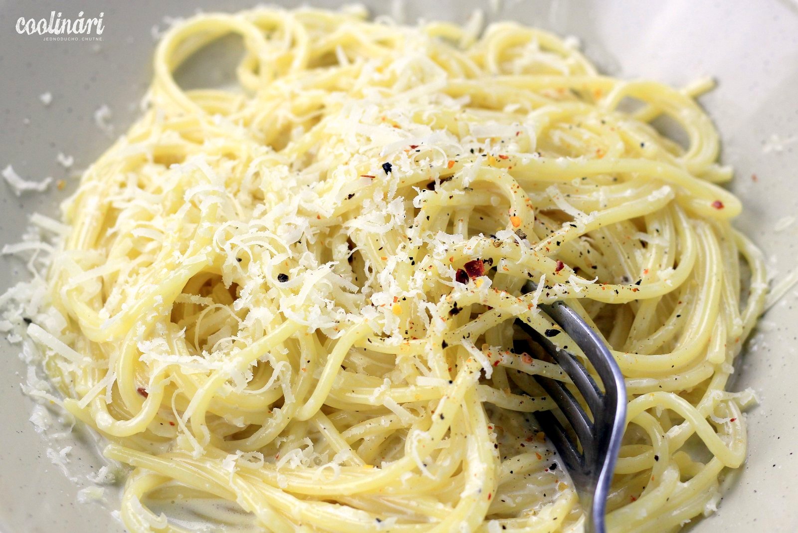 špagety alfredo, recept