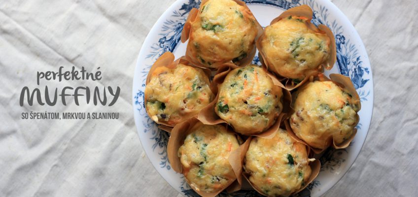 Mrkovo-spenatove muffiny, recept