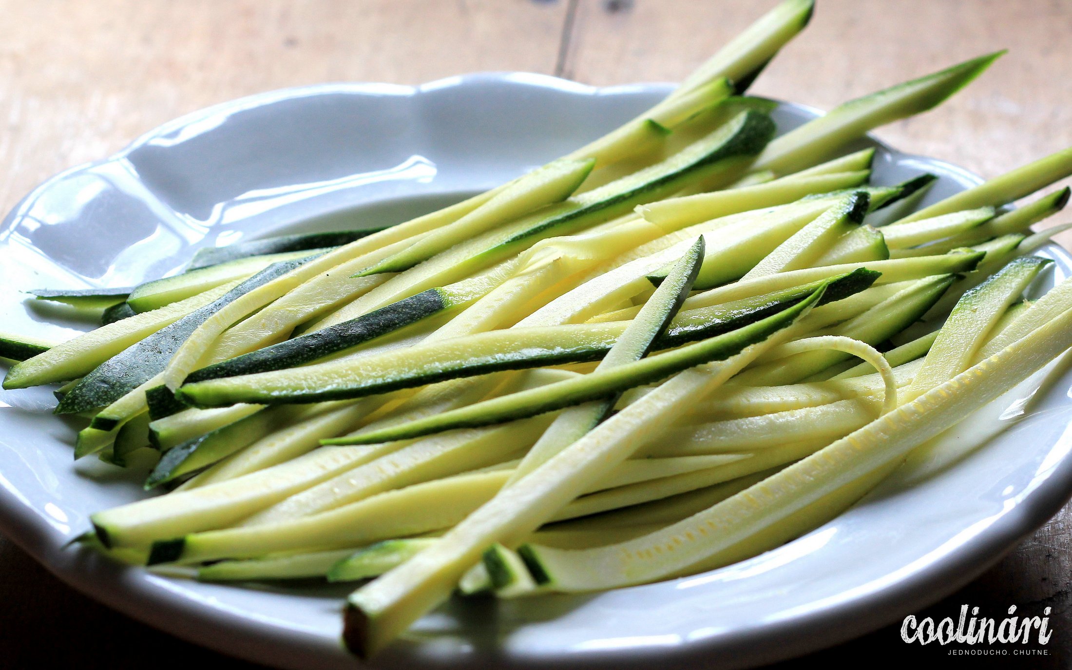 linguine s cuketou a citrónovou kôrou