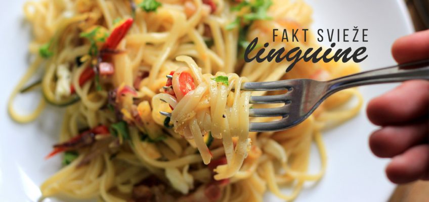 linguine s cuketou a citrónovou kôrou, recept