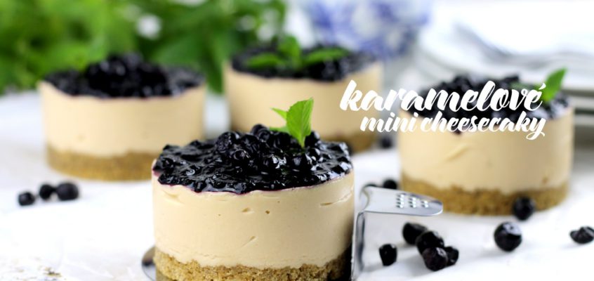 Karamelové mini cheesecaky