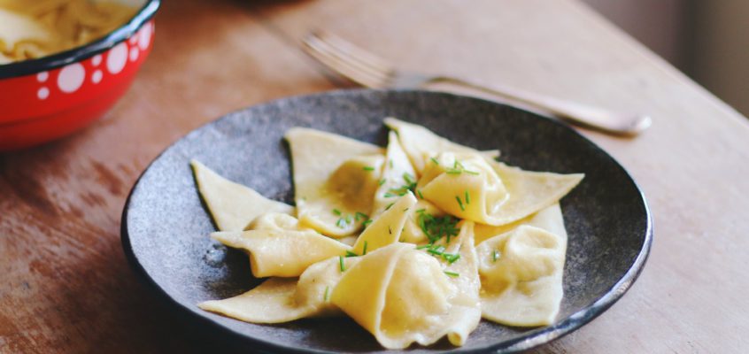 Semolinové cestoviny s mascarpone a tvarohom