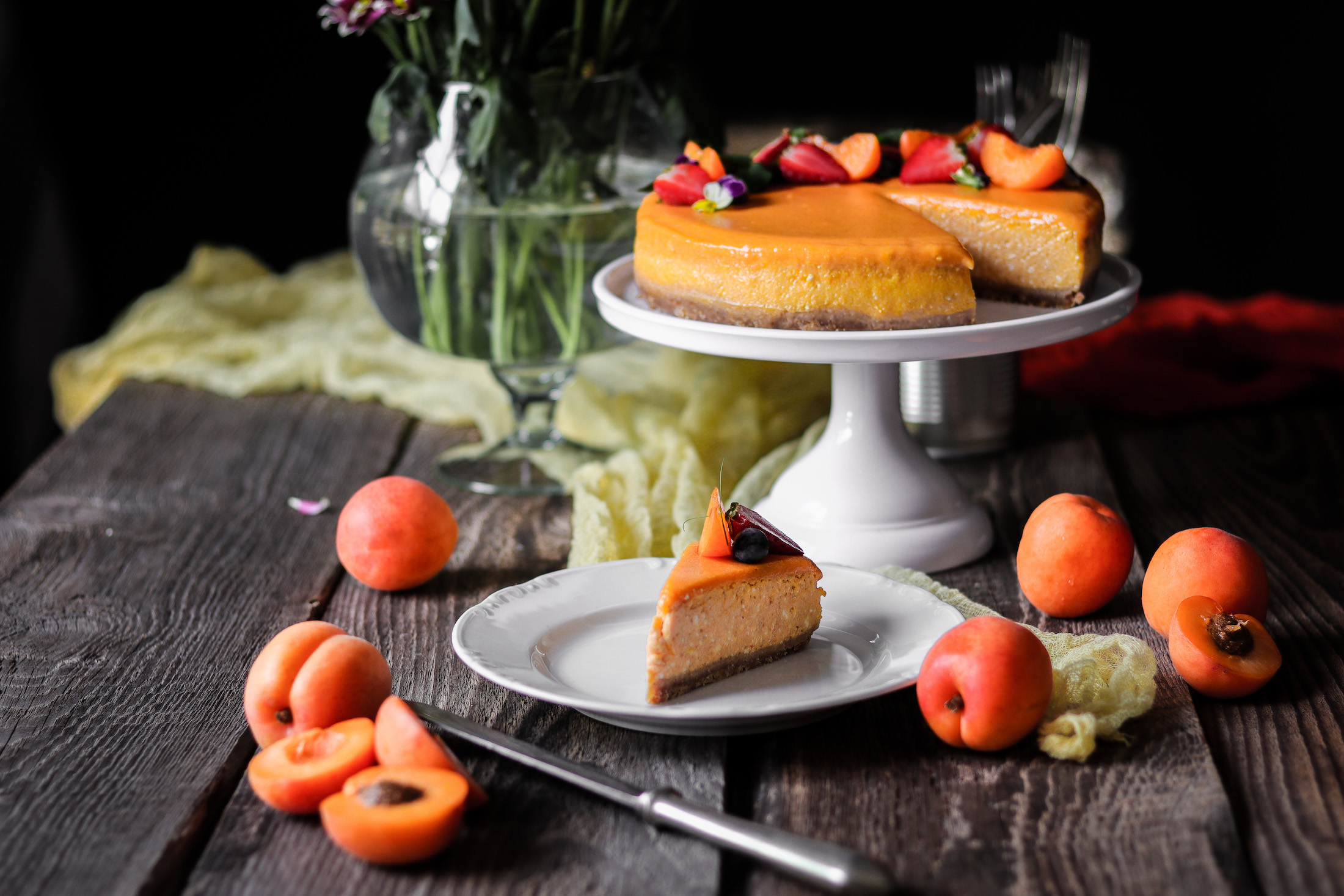 Marhuľový cheesecake