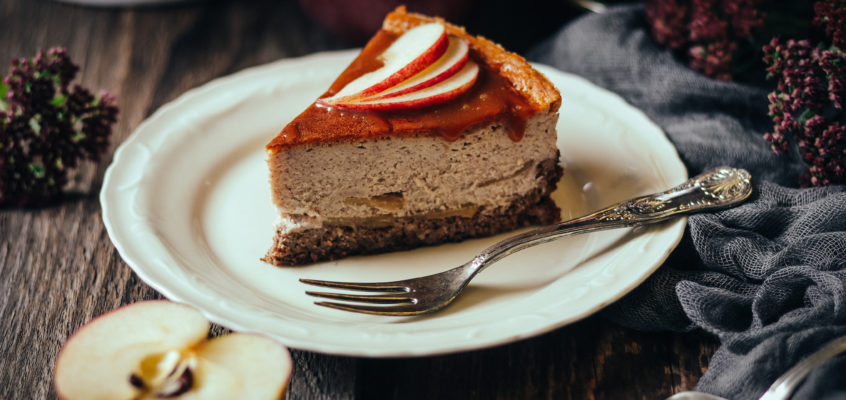 Jablkový cheesecake