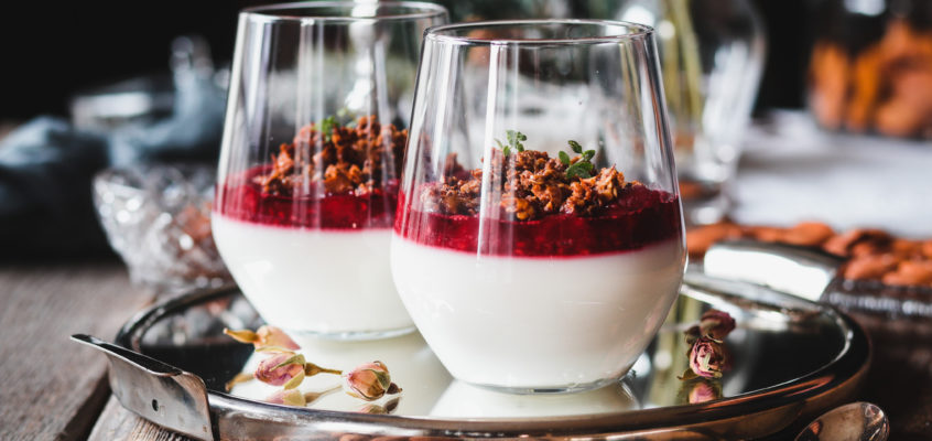 Mandľová panna cotta