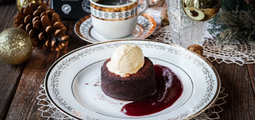 Lávový koláčik (lava cake)