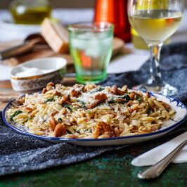 Orzo s kuriatkami