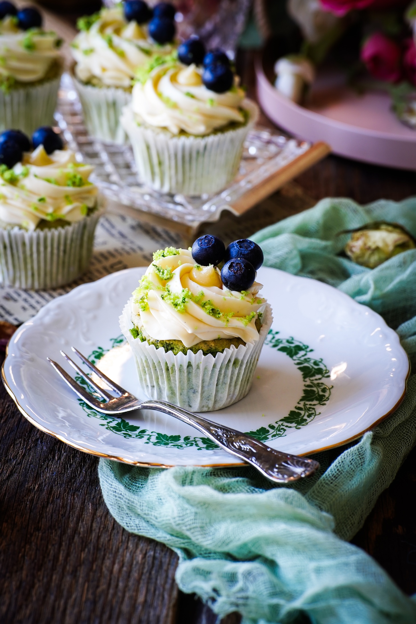 citrónové cupcakes