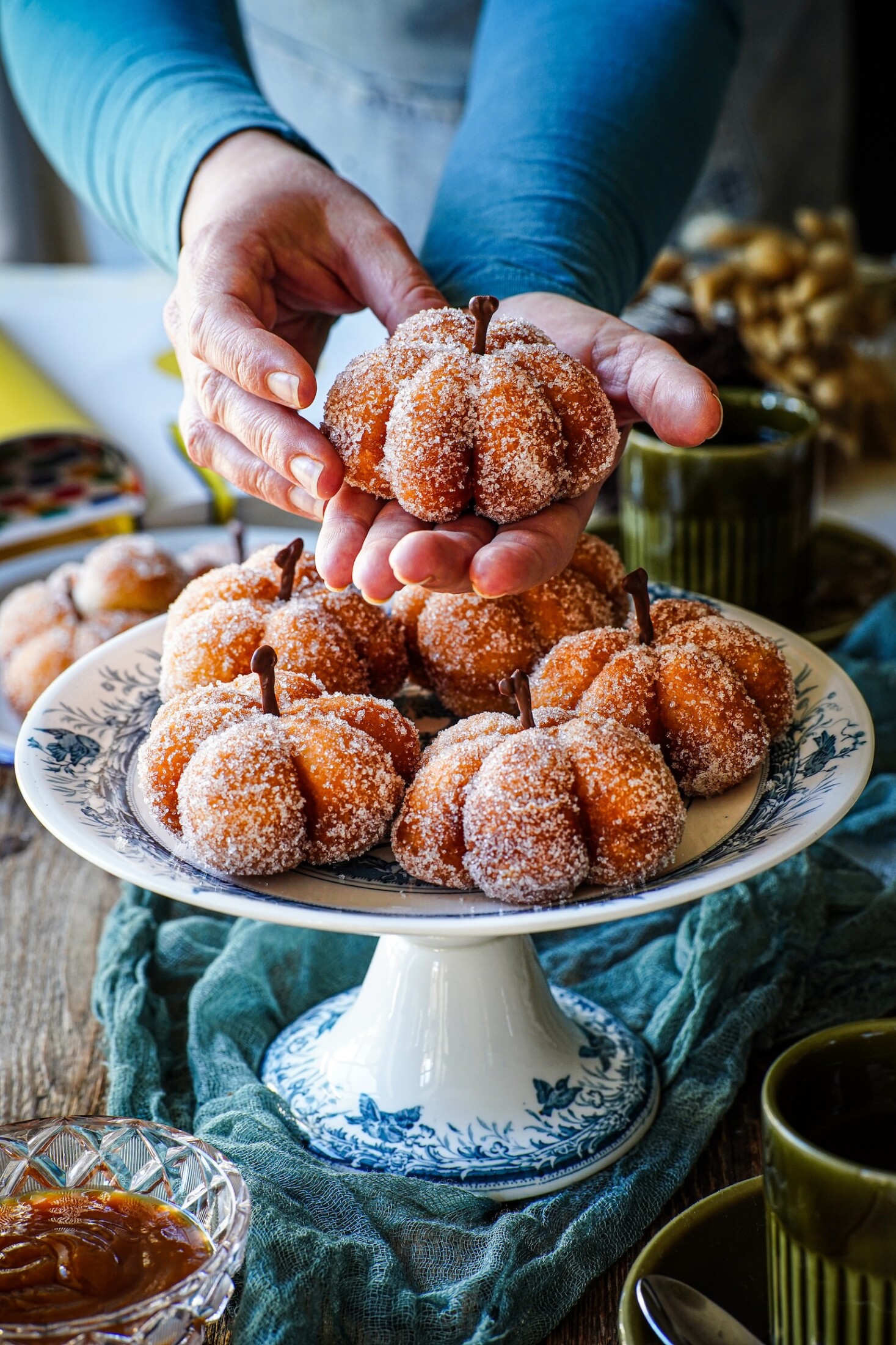 šišky v tvare tekvičiek