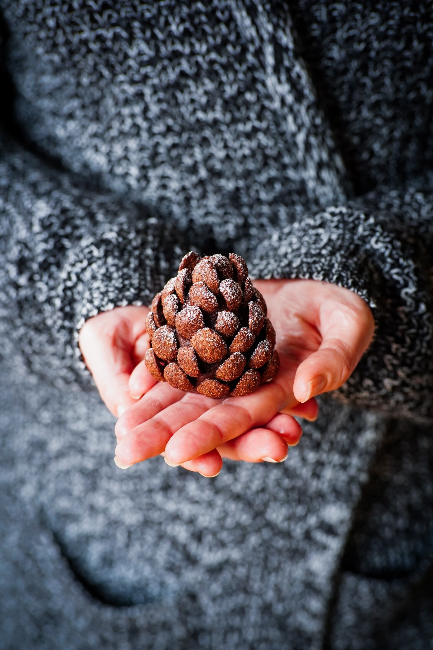 Nepečené vianočné šišky