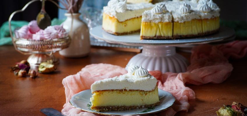 kokosový cheesecake