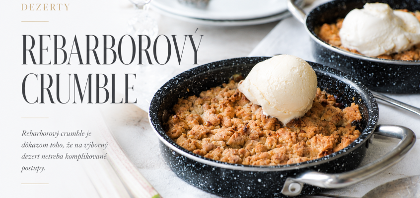 Rebarborový crumble